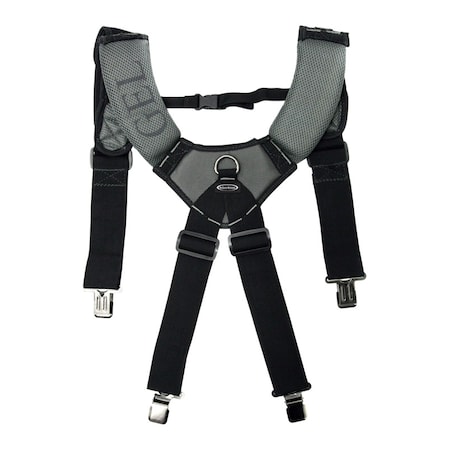 Brown Bag Co McGuire-Nicholas 19 in. L X 2 in. W Foam Suspenders Black 1 pair BL-30289